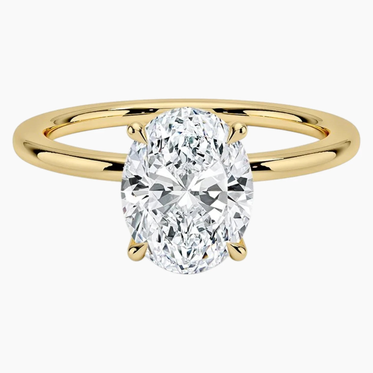 Luise Classic Oval Solitaire Lab-Grown Diamond Ring