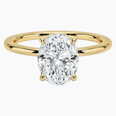Luise Classic Oval Solitaire Lab-Grown Diamond Ring