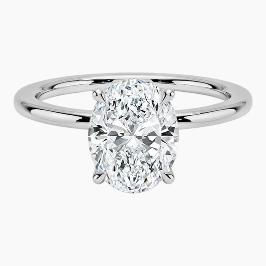Luise Classic Oval Solitaire Lab-Grown Diamond Ring
