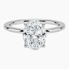 Luise Classic Oval Solitaire Lab-Grown Diamond Ring