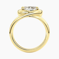 Évrelle 2 Carat Elongated Cushion Chunky Sculptural Moissanite Ring