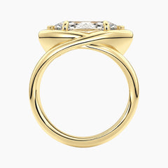 Évrelle 2 Carat Marquise Chunky Sculptural Moissanite Ring