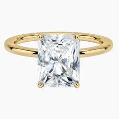 Signature Radiant Engagement Halo Moissanite Ring