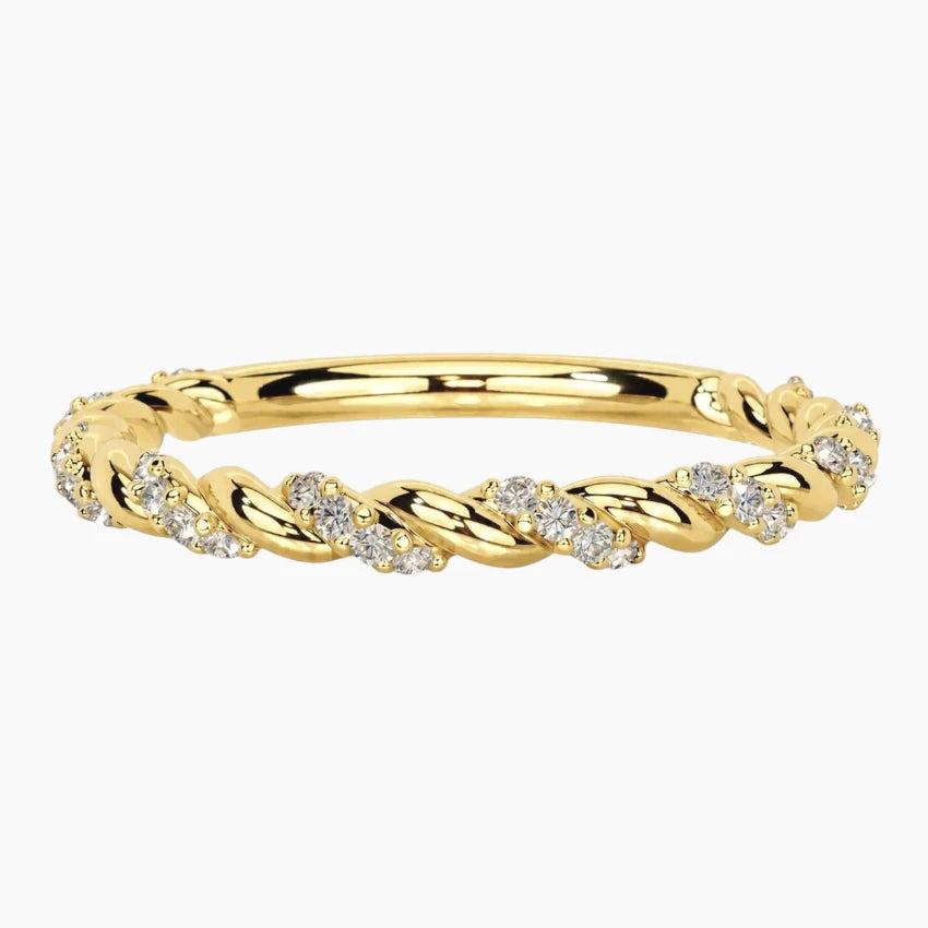 Sunniva Round Moissanite Ring