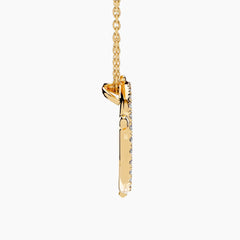 Dainty Moissanite O-Pendant Necklace