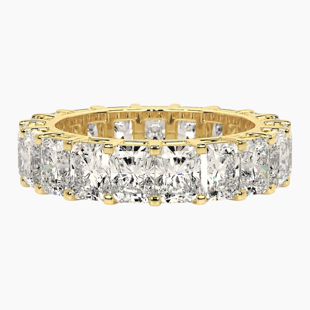 Stellar Mirage Haute Radiant-Cut Eternity Band