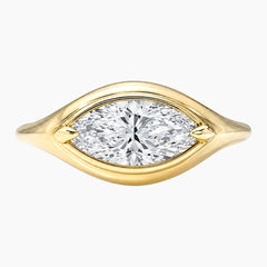 Lumière Éternel 1 Carat East-West Marquise Solitaire Ring