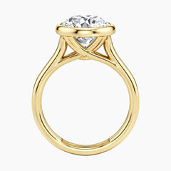Aurelia Lumière 2 Carat Oval Cut Moissanite Double Band Ring