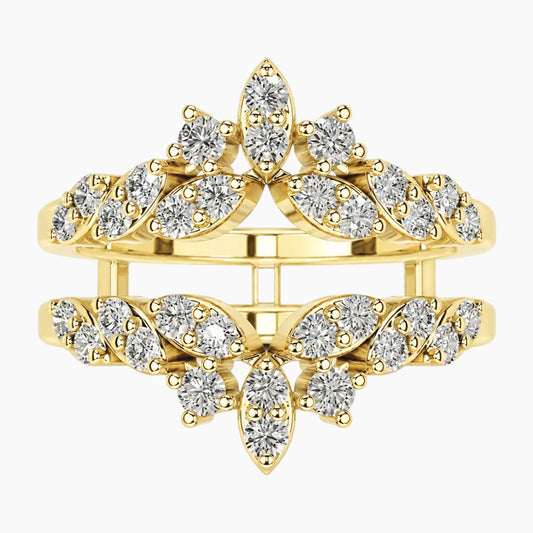 Éloriane Double Crown Moissanite Ring