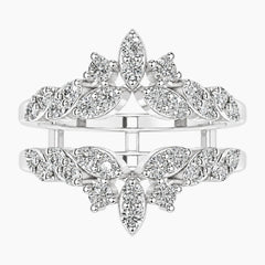 Éloriane Double Crown Moissanite Ring
