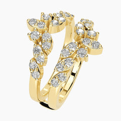 Éloriane Double Crown Moissanite Ring