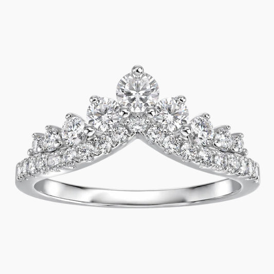 Queen Crown Moissanite Ring