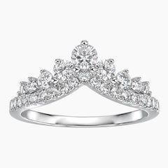Queen Crown Moissanite Ring