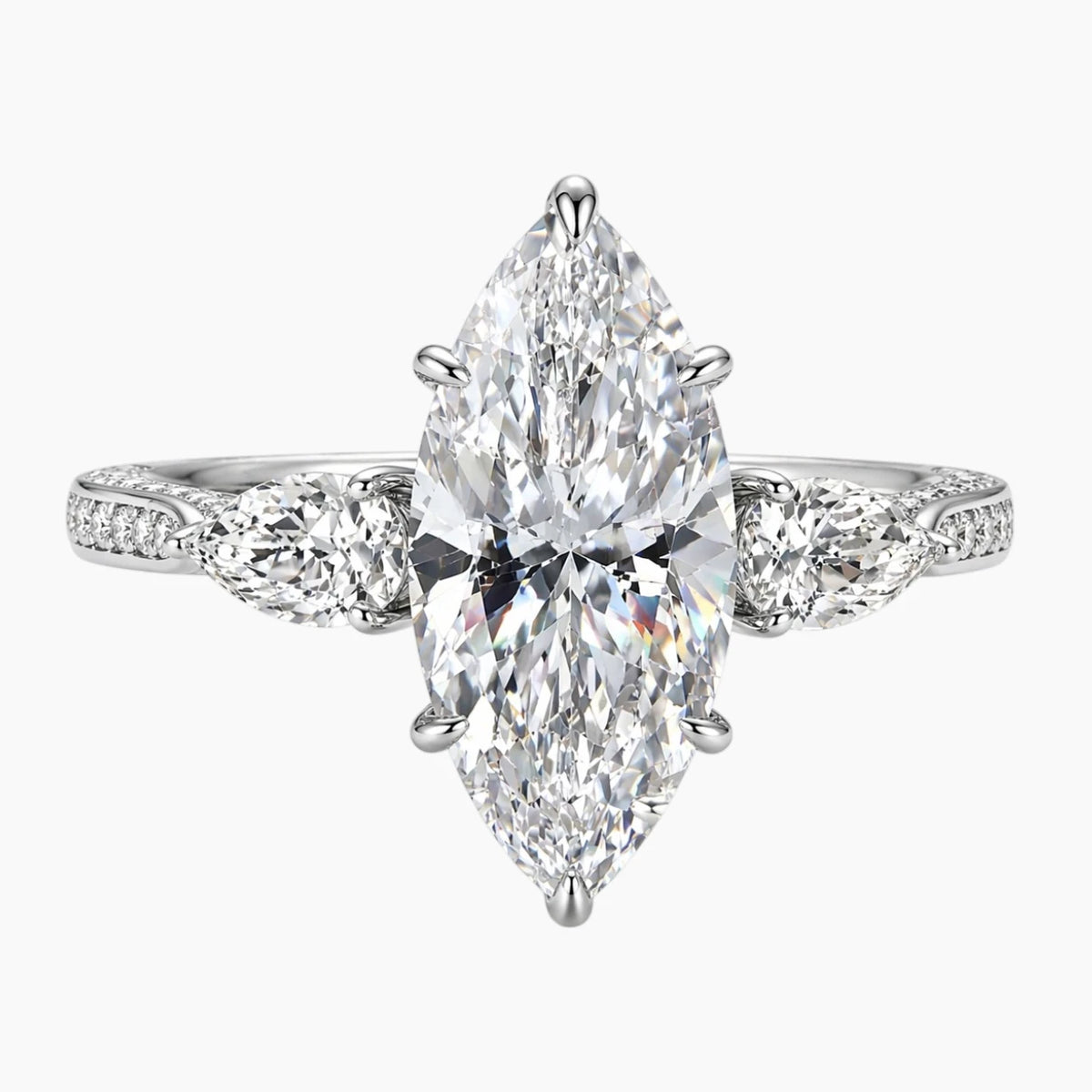 Eternal Radiance Marquise Moissanite Ring
