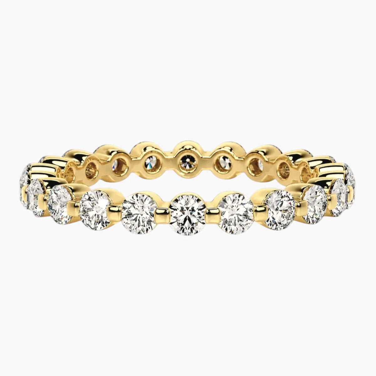Celestia Luxe 2.3mm Moissanite Eternity Band
