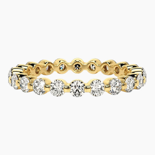 Celestia Luxe 2.3mm Moissanite Eternity Band
