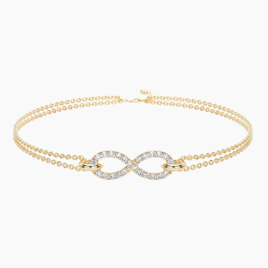 Infinity Symbol Moissanite Bracelet