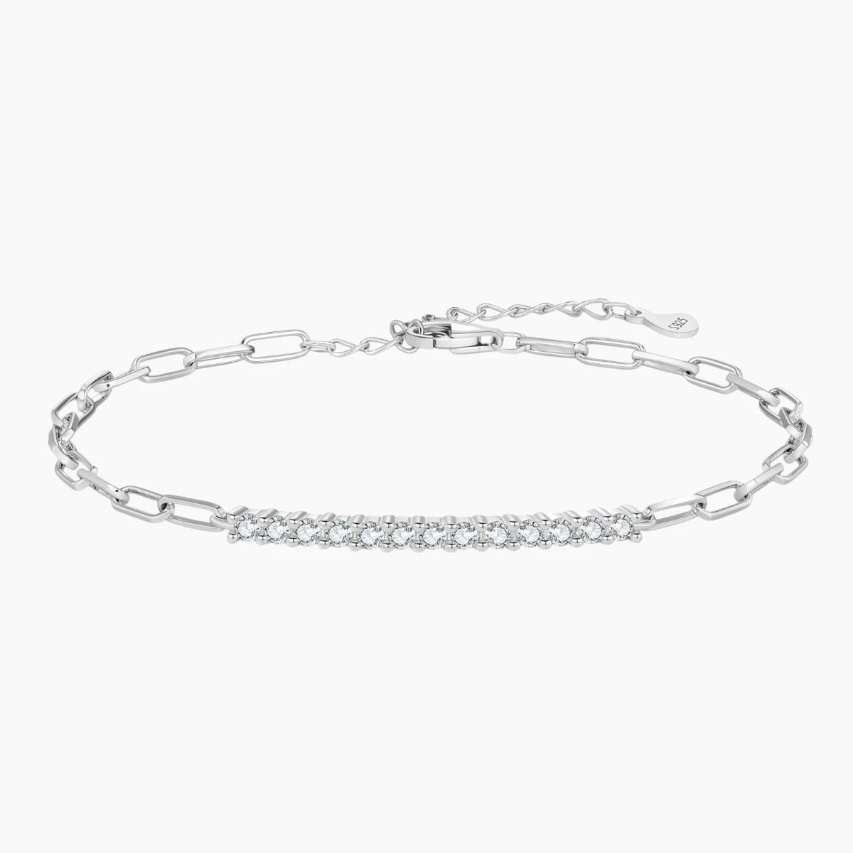 Simple Designer Moissanite Bracelet