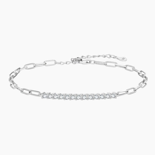Simple Designer Moissanite Bracelet