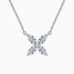 Michelle Petal Moissanite Necklace