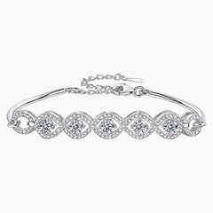 Elegant Designer Moissanite Bracelet