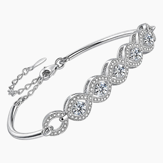 Elegant Designer Moissanite Bracelet