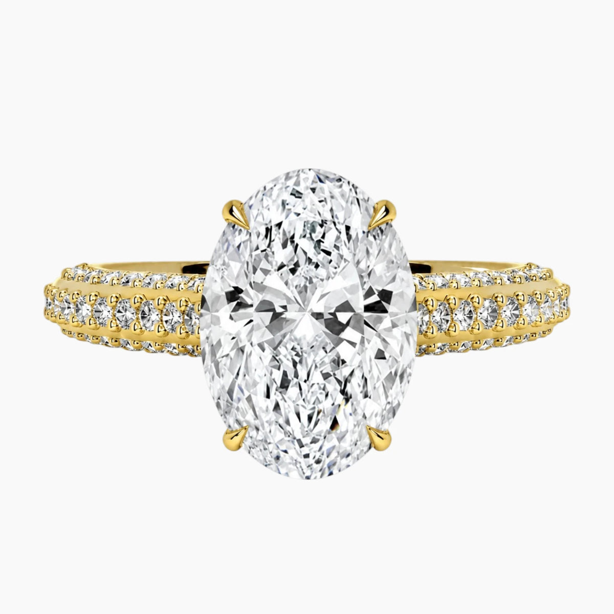 Vivienne Oval 2CT Moissanite Luxury Ring