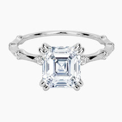 Wilma Asscher Cut Moissanite Ring