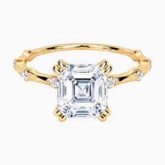 Wilma Asscher Cut Moissanite Ring