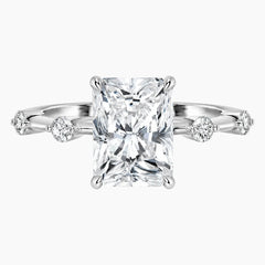 Wilma Radiant Cut Moissanite Ring