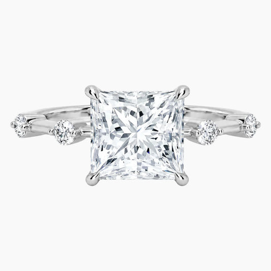 Wilma Princess Cut Moissanite Ring