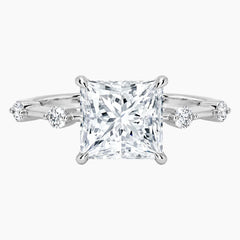 Wilma Princess Cut Moissanite Ring