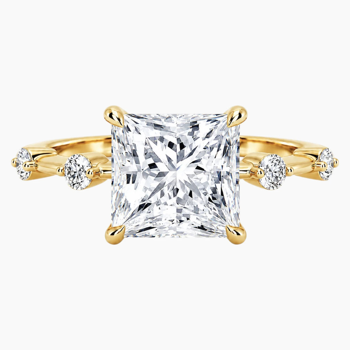 Wilma Princess Cut Moissanite Ring