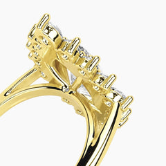 Lumière Blossom 1 Carat Marquise Cut Moissanite Ring