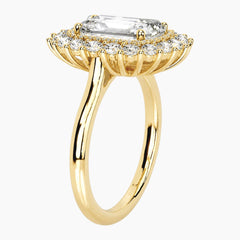 Lumière Royale 2 Carat Emerald Cut Moissanite Ring