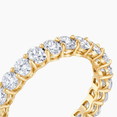 Gilded Cascade Oval Cut Moissanite Statement Ring