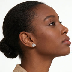 Triangle Moissanite Stud Earrings