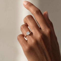 Wilma Princess Cut Moissanite Ring