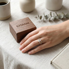 The Elysian Flora Marquise Diamond Bridal Set