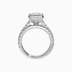 Princess Cut Moissanite  Ring Set