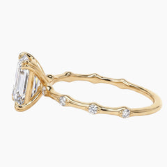 Wilma Emerald Cut Moissanite Ring