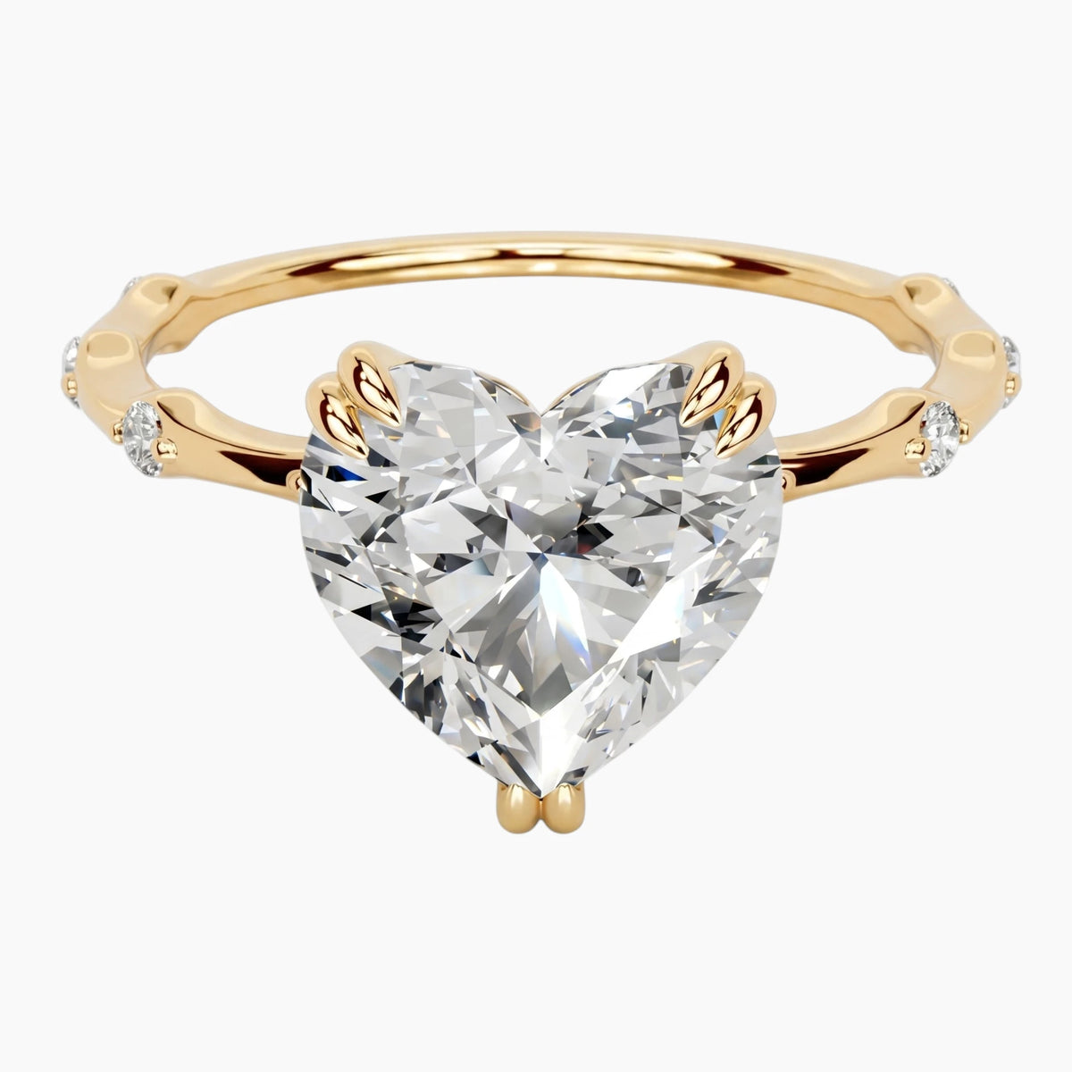 Wilma Heart Cut Moissanite Ring