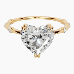 Wilma Heart Cut Moissanite Ring