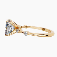 Wilma Radiant Cut Moissanite Ring