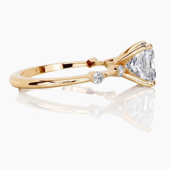 Wilma Princess Cut Moissanite Ring