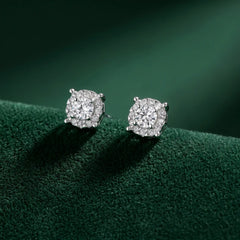 Classic Four-prong Moissanite Stud Earrings