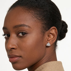 Triangle Moissanite Stud Earrings