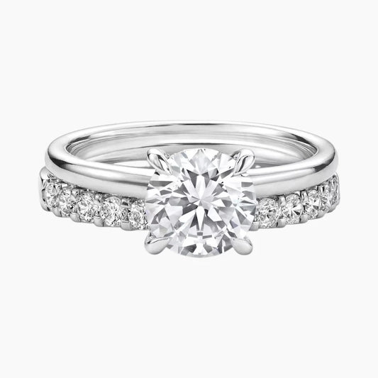 Stackable Moissanite Ring Set