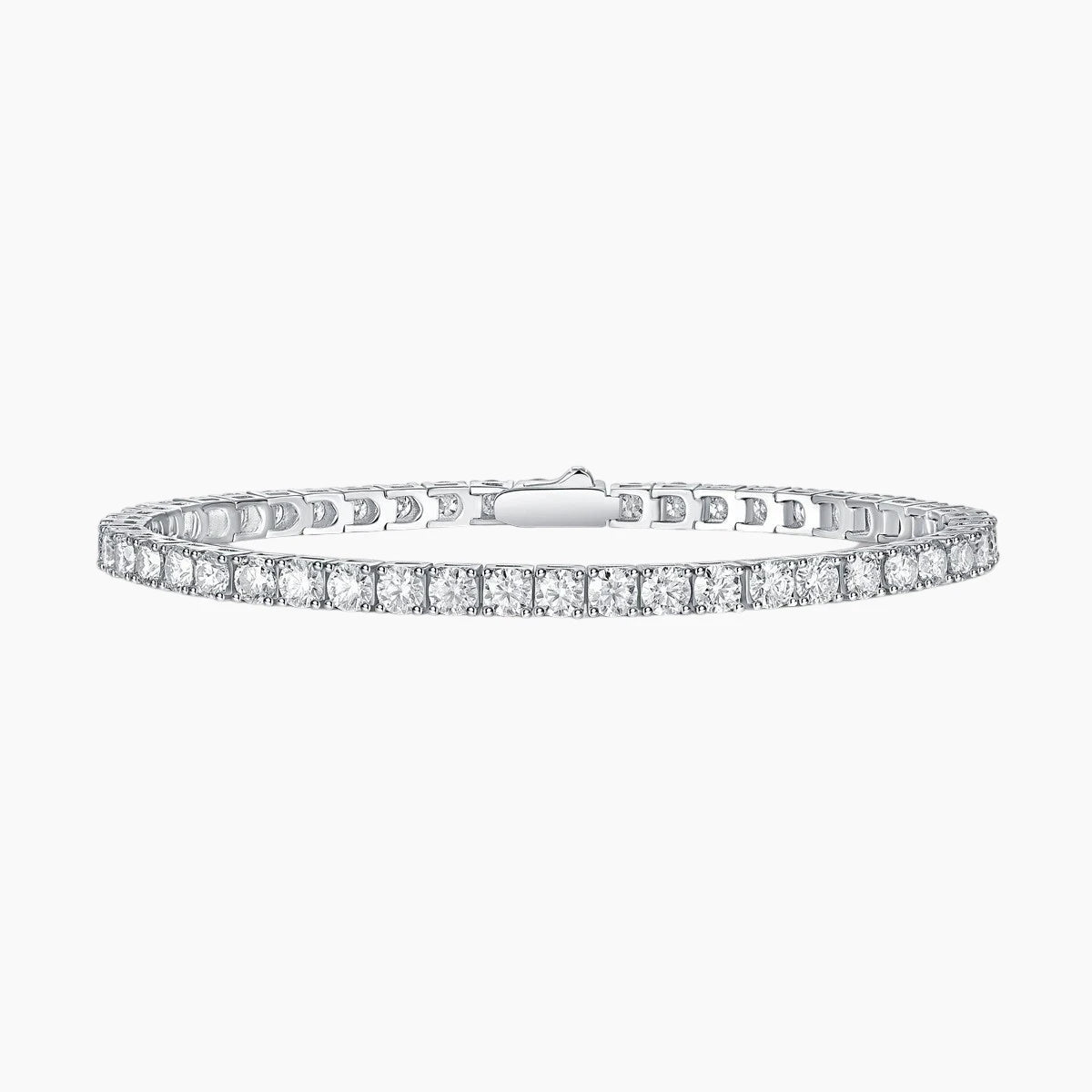 Handcrafted Moissanite Tennis Bracelet
