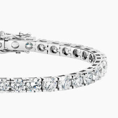Handcrafted Moissanite Tennis Bracelet